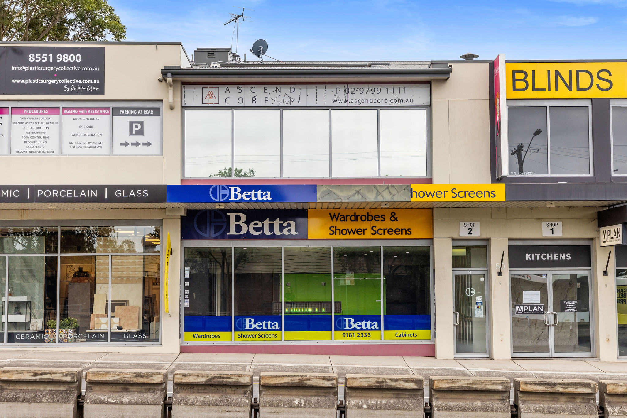 Building exterior at 50-62 Victoria Road