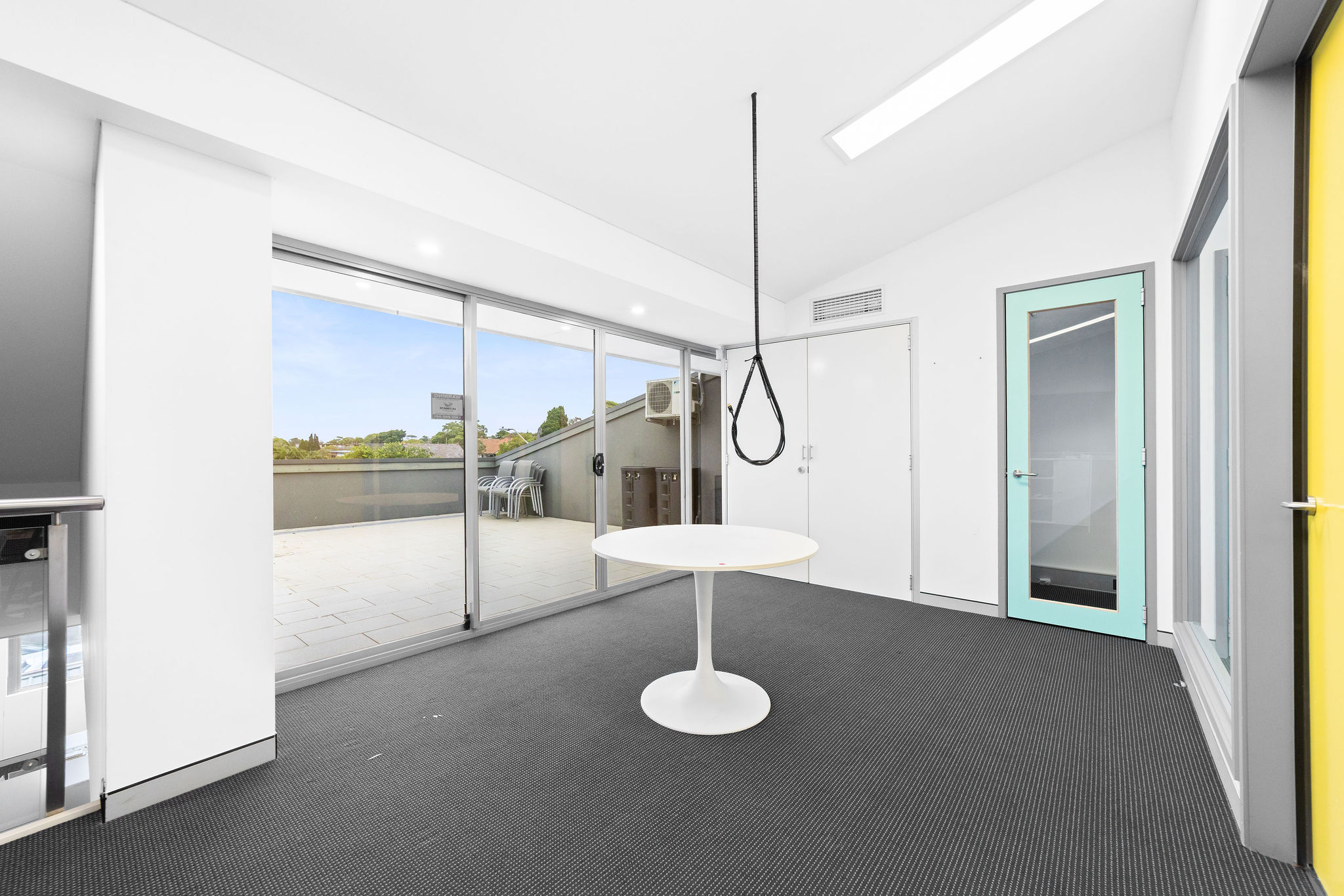 First floor landing with balcony access